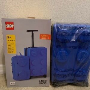 LEGO Blue Rolling Suitcase